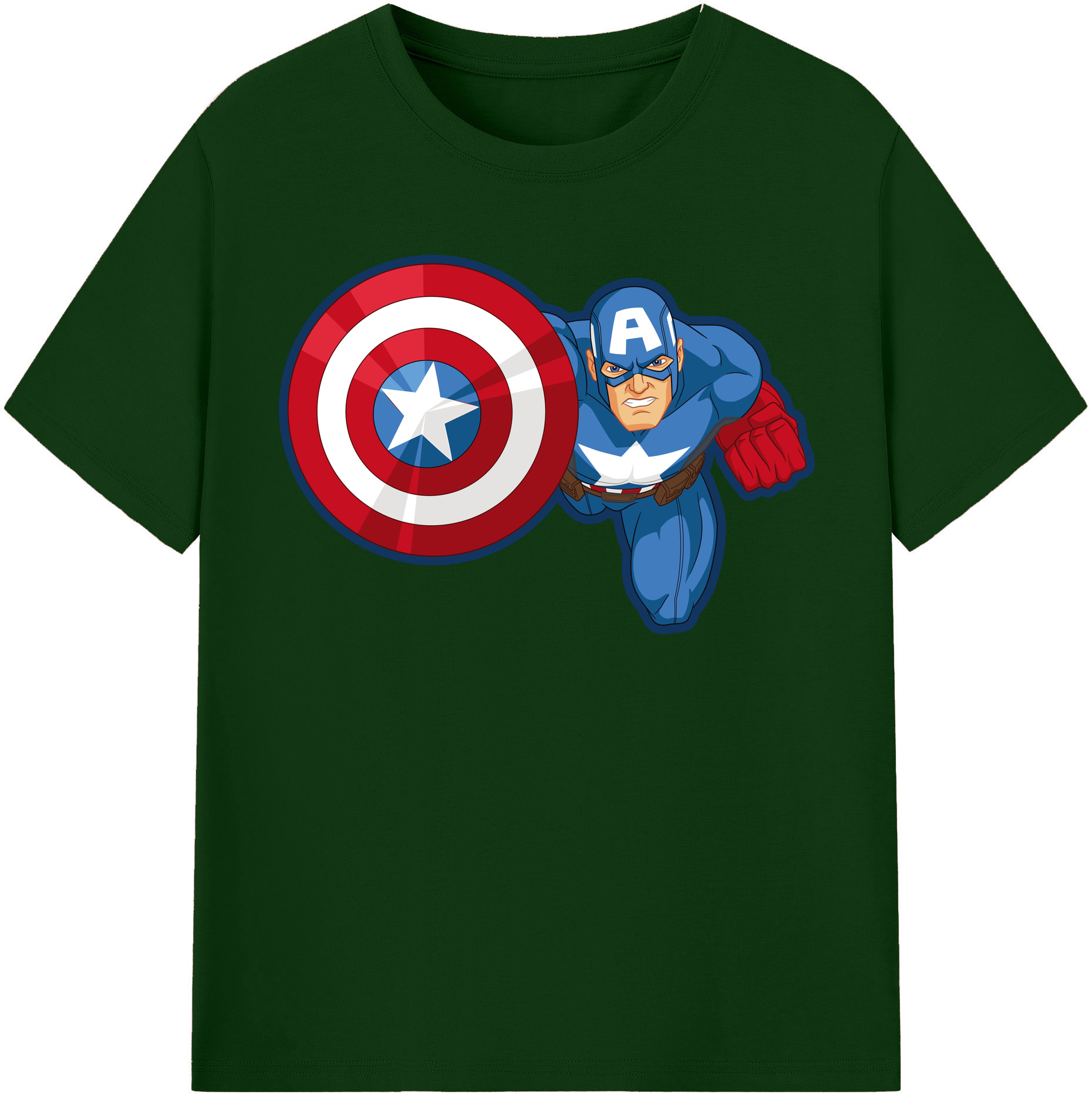 （画像用） アベンジャーズ The Avengers 綿100％半袖Tシャツ（フロントプリント）